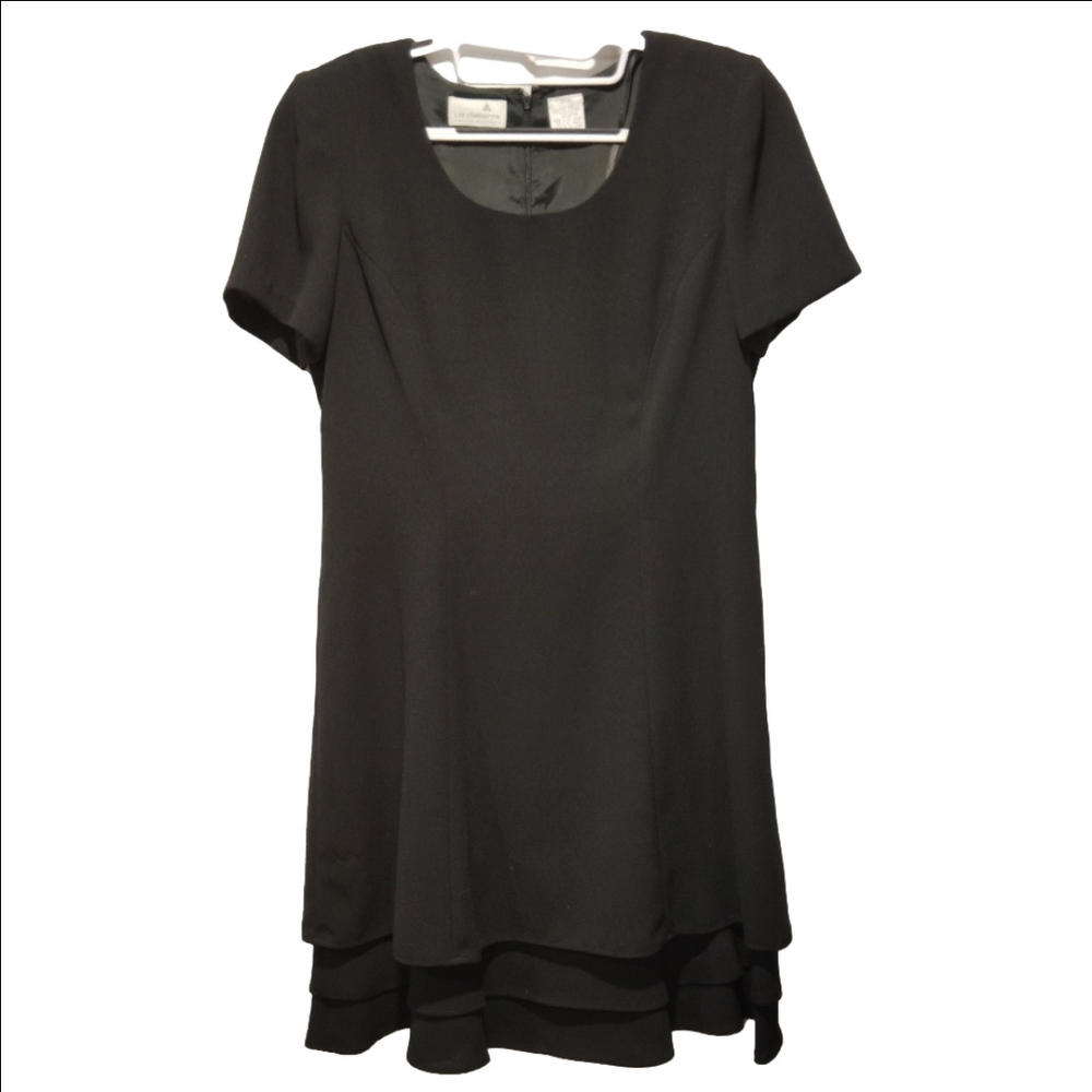 Liz Claiborne Ladies size 12P Black Dress